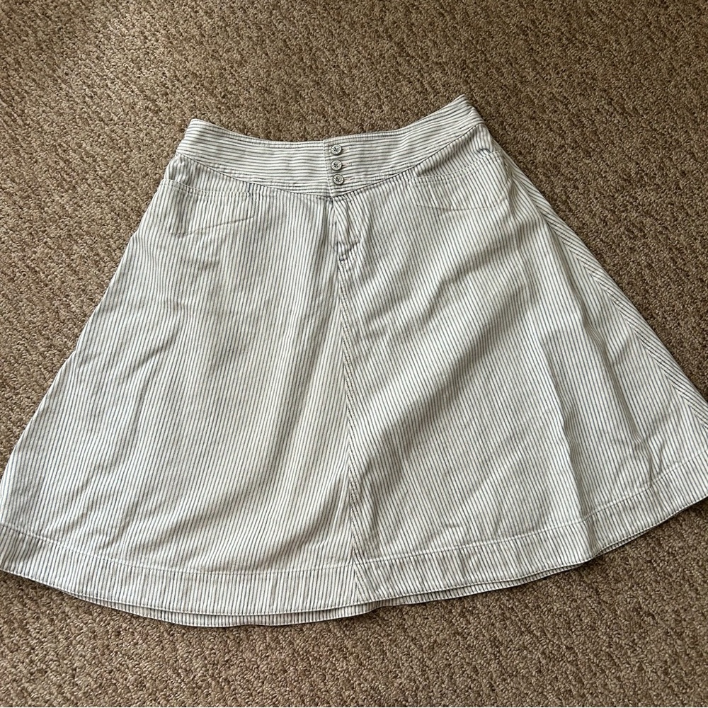 Ralph Lauren denim striped skirt